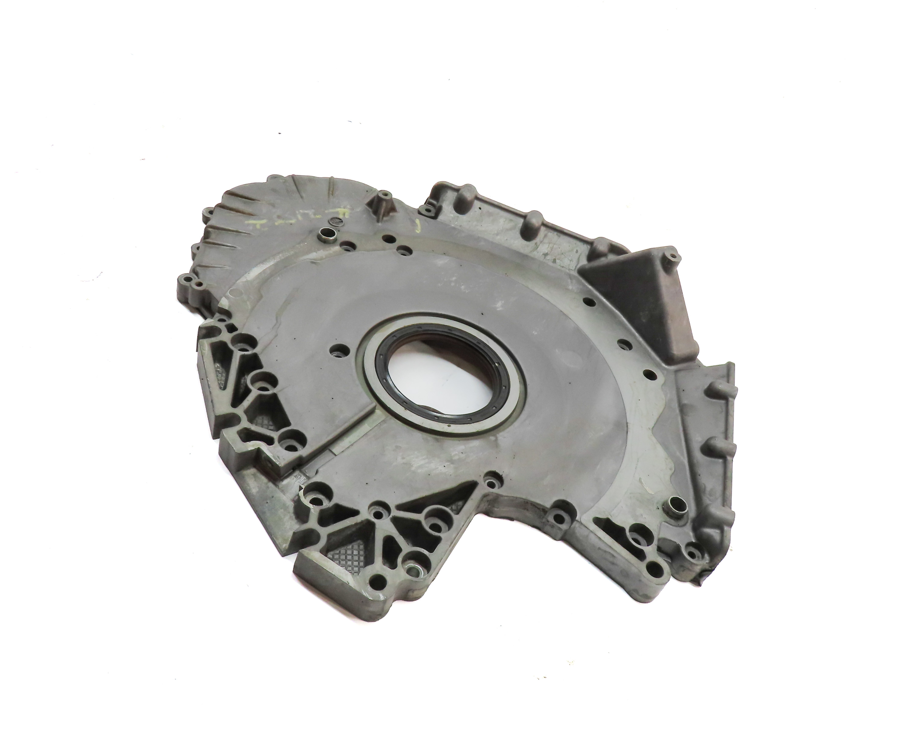 2009 AUDI S5 (B8 8T) 4.2L (CAUA) ENGINE SEALING FLANGE TIMING PLATE COVER — exact item pictured